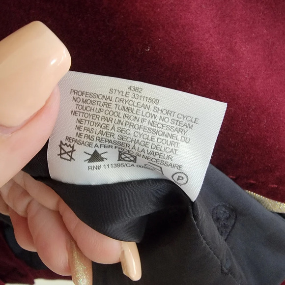 Tory Burch Burgundy Velvet Blazer - Picture 5 of 5